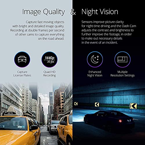 Nextbase 422GW Dash Cam Front + Rear Window Camera with 32GB SD Card - Full 1440p/30fps Quad HD Small in Car- WiFi Bluetooth GPS- Alexa Voice Control- Parking Mode Night Vision- 280/360 Degree Dual 6 - style: 422GW & Rear Cam + 32GB SD Card