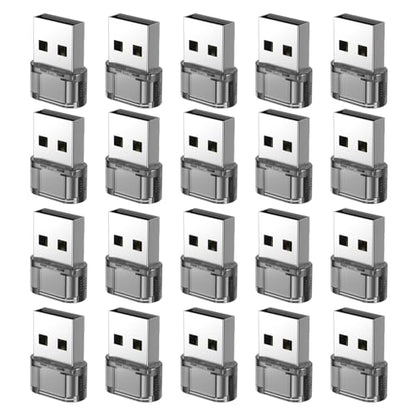20 Packs USB-A to USB-C Adapter, USBC Female to A Male OTG Charger, USB to USBC Converter for iPhone 15 Plus Pro Max/Apple Watch Ultra iWatch/AirPods/iPad Air/Car/Galaxy S24 S23 S22 Ultra - color: Blackened, size: 20PCS