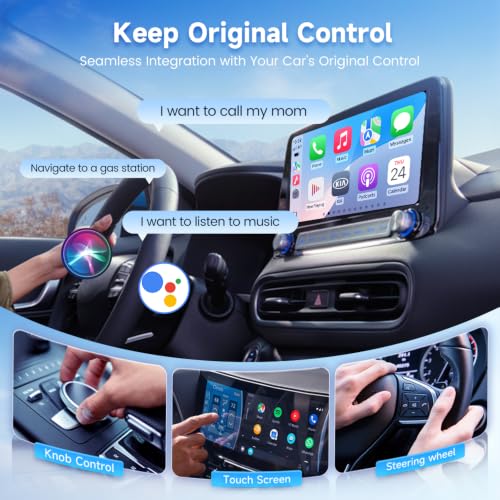Carlinkit 4.0 Wireless CarPlay & Android Auto Adapter for OEM Wired CarPlay
