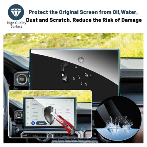 Ruiya Matte Screen Protector for Toyota Tacoma 14" Display Touchscreen Matte Tempered Glass Compatible with 2024 2025 2026 Toyota Tacoma Accessories - color: 2024+ Toyota Tacoma 14" Matte Tempered