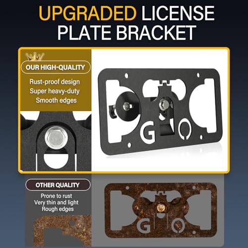 No Drill Front License Plate Holder Fits BMW X5 2019-2025, 2000-2006