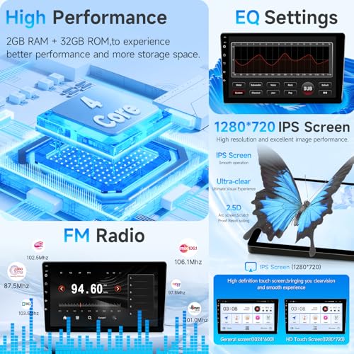 Leadfan Car Stereo for Toyota Prius 2010 2011 2012 2013 2014 2015 Radio - style: F:With Directly Below J.B.L