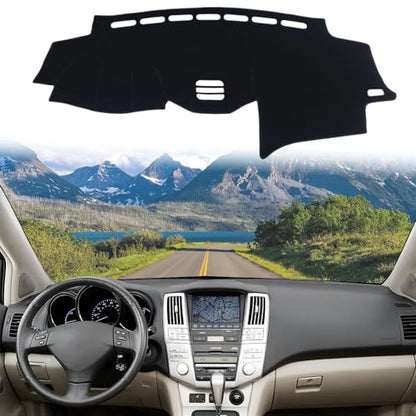 Dashboard Cover Suitable for Lexus RX330 2004-2006/RX350 2007-2009/RX400h 2006-2008 Car Dashboard Cover Sun Visor Mat Non-Slip Polyester Dashboard Accessories - size: 04-06 RX330/07-09 RX350/06-08 RX400h