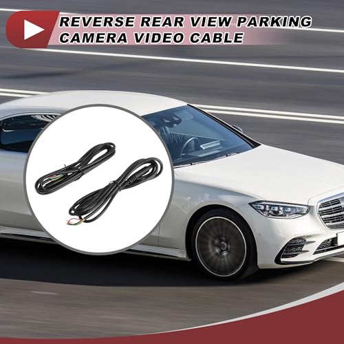 for Monitor and Backup Reverse Rear View Parking Camera Video Cable Extension Backup Camera 5Pin Female Video Cable 1.2m/3.94ft Black Plastic,Metal - size: 1.2m/3.94ft, style: 5Pin