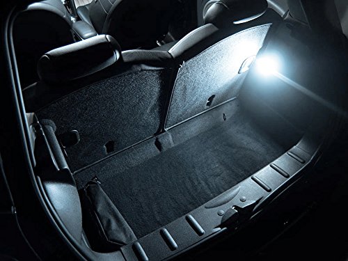 iJDMTOY Full LED Trunk Cargo Area Lamp Compatible With 2014/15-up 3rd Gen MINI Cooper F55 F56, OEM Replacement, Powered by 24-SMD Xenon White Lights & CAN-bus Error Free