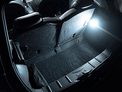 iJDMTOY Full LED Trunk Cargo Area Lamp Compatible With 2014/15-up 3rd Gen MINI Cooper F55 F56, OEM Replacement, Powered by 24-SMD Xenon White Lights & CAN-bus Error Free