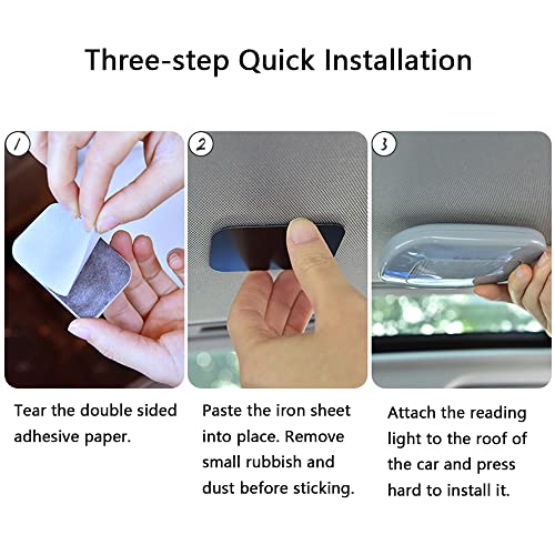 CYDZSW Car LED Lights Interior Battery Powered,USB Charging 10LED Small Wireless Dome Light Inside,RV Camper Shell Ceiling Roof Lights,Trunk Light
