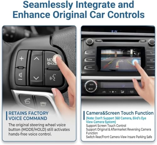 Wireless CarPlay Retrofit Kit Adapter for Toyota with Entune2.0 & Touch2