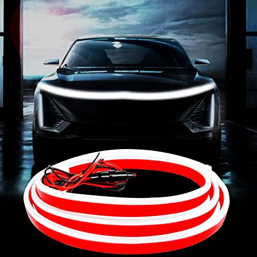 Car LED Hood Light Strip for Cars, SUVs, Trucks, White, 70 Inch - color: White, size: 70 Inches