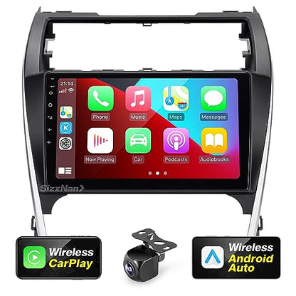 for Toyota Camry 2012 2013 2014 Radio Stereo Wireless Carplay Auto - color: 4GBRAM+64GBROM