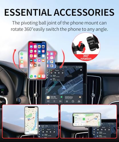 Car Phone Holder for Volvo XC60/XC90 2025 2026 11.2" Screen Magsafe Mount