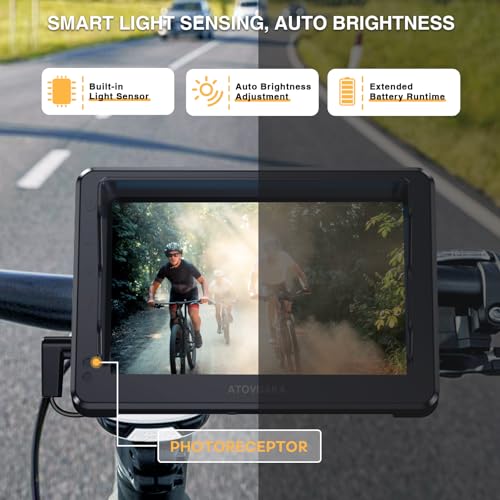 Bicycle Rear View Camera with Zoom Function, 10-Hour Battery Life