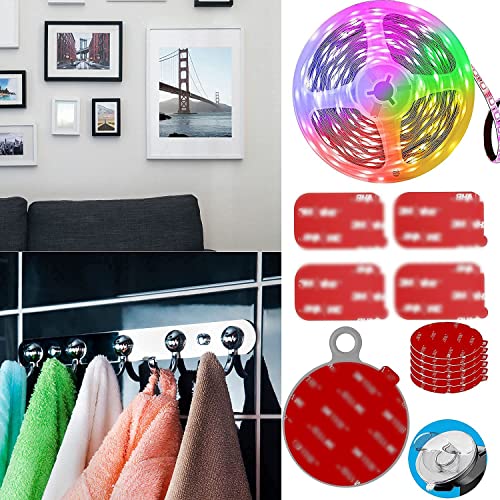 Hasaky Double Sided Tape Heavy Duty 20pcs 2in x 2in Mounting Tape Pad Sticker Strong Adhesive Tape Waterproof Foam Tape for Indoor and Outdoor - size: 20pcs 2in x 2in