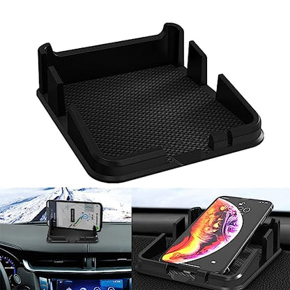 Tumecos Car Dashboard Anti-Slip Mat, Universal Non-Slip Phone Holder Pad for Car, Anti-Skid Grip Mat, Dashboard Phone Mount for Most Vehicles - style: Style A