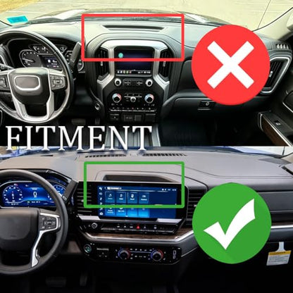 2024 2025 Silverado 1500 Magnetic Phone Mount Compatible with 2022 2023 2024 2025 Chevy Silverado GMC Sierra Accessories Metal Cell Phone Holder Dash Platform Mount(No-Drill Installation) - style: V4