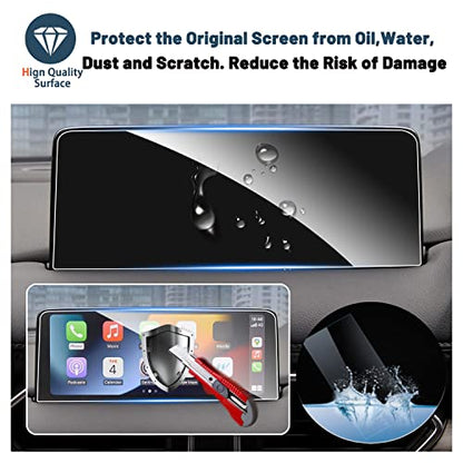 Ruiya 2025 CX5 Screen Protector for Mazda CX5 2025 Accessories 9HD Anti-glare Scratch Tempered Glass Compatible with 2021 2022 2023 2024 2025 Mazda CX5(10.25") - color: 2021-2025 Mazda CX5 10.25-inch
