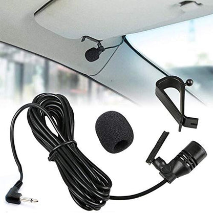 Car Microphone 2.5mm Stereo External Mic Car Radio Microphone Compatible with for Pioneer Vehicle Head Unit car Stereo Enabled Audio GPS DVD