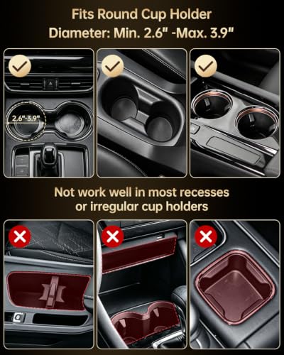 DYLEN Cup Holder Phone Holder for Car, 2 in 1 Cup Holder Phone Mount
