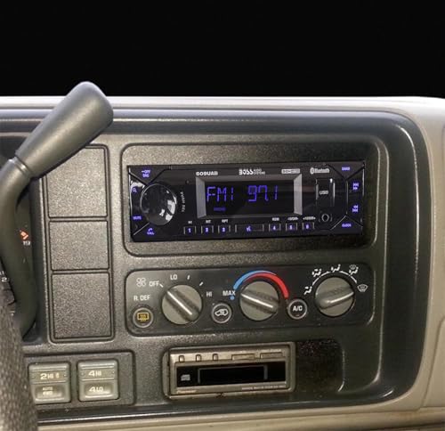 Scosche GM1483B Single DIN Dash Kit Compatible with Select 1995-05 Cadillac, Chevrolet and GMC Full Size Trucks - Car Stereo Radio Install Kit - Single DIN Radios Only - See Fit Guide in Images - style: Dash Kit Only