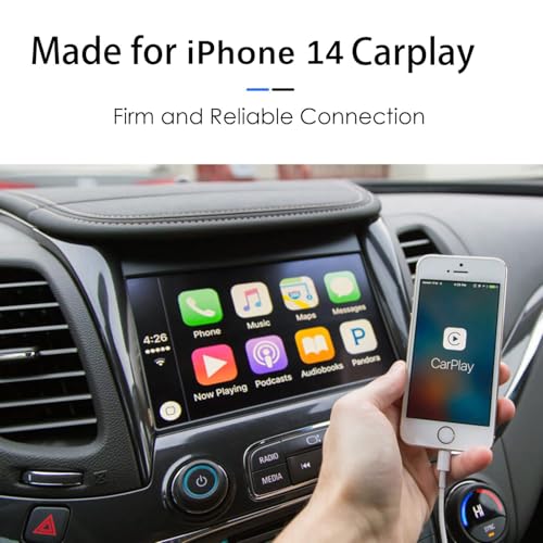 6ft USB A to Lightning Cable for iPhone 14, Carplay Cable Compatible for iPhone 14 pro max,13 Plus,SE 2nd/12/11/Xs/XR, Fast Charging Power Cord for AirPods 4, AirPods Pro (2nd/3rd gen) Charger cable - size: 6FT