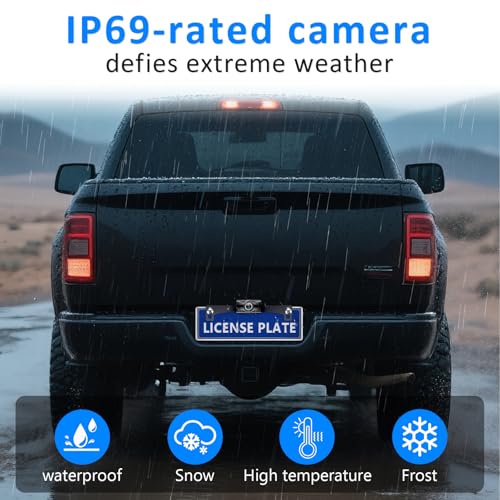 Wireless Backup Camera for Truck, Rear View Camera for Pickup, 7" Monitor - size: 7 Inch Monitor