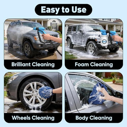 MYPIN Upgraded Car Wash Foam Gun, Foam Cannon, NEW Handle for Car Cleaning - style: Upgraded Handle Car Wash Foam Gun
