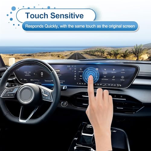 2025 2026 Enclave Screen Protector for Buick Enclave (Preferred/Sport Touring/Avenir) Ultrawide 30-inch Display, 9H Tempered Glass 2026 2025 Enclave Accessories Anti-Scratch&HD Transparent 30"