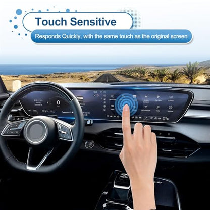 2025 2026 Enclave Screen Protector for Buick Enclave (Preferred/Sport Touring/Avenir) Ultrawide 30-inch Display, 9H Tempered Glass 2026 2025 Enclave Accessories Anti-Scratch&HD Transparent 30"