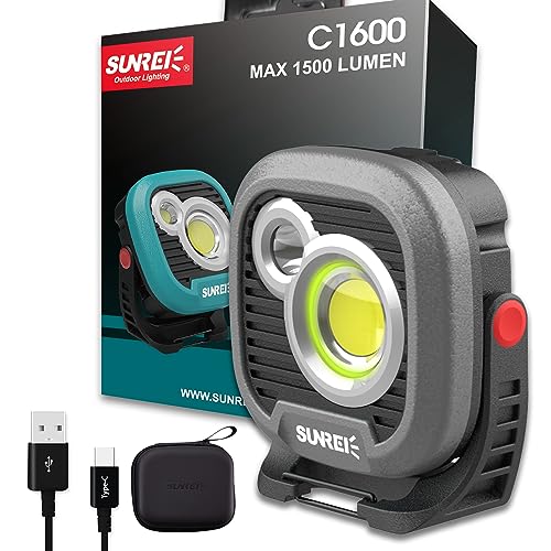 LED Rechargeable Magnetic Work Light SUNREI Mechanic Light - color: Gary, style: C1600