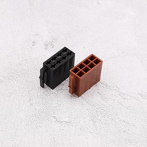 ECSiNG 2 Sets 16 Pin Car Audio Wiring Cable Adapter Car Stereo Radio Loom Adapter 16 Pin ISO Terminal Connector for Repairing ISO Connector