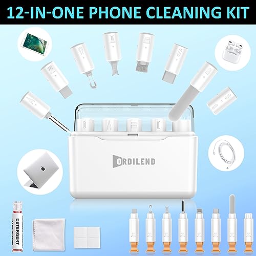 iPhone Cleaning Kit for Charging Port, Cleaner Kit for AirPod Phone, White - color: White
