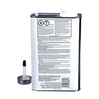 3M Specialty Adhesive Remover 38984, Transparent, Solvent Based, 1 Quart - size: 1 Count (Pack of 1), style: 3M Specialty Adhesive Remover