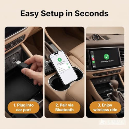 Wireless Carplay Adapter Mini USB Wireless Carplay