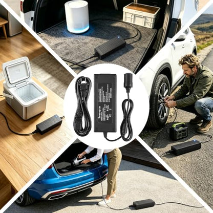 2PCS AC to DC Converter 120W 12V 10A Power Supply Cigarette Lighter Adapter to Wall Plug, 8.8Ft AC to DC Cigarette Lighter Adapter, 110V to 12V Converter Transformer for Car Powered Devices - style: 12V 10A 2Pin - 2 Pack