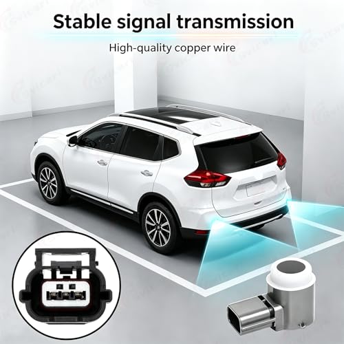 Parking Park Distance Sensor Connector Wiring Harness Fit for Nissan Altima Maxima Rogue Armada Murano for Infiniti Q70 QX80 Replace OE 28438-5ZA5B 2PCS