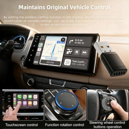 Wireless Carplay Adapter Mini USB Wireless Carplay