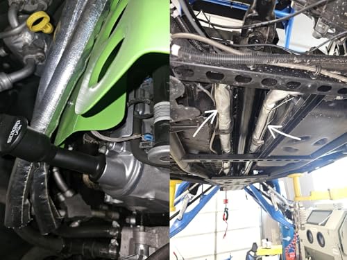 Automotive Heat Shield Sleeve, 1/2" x 10 Ft Aluminized Sleeving for Engine Bay, Exhaust Hose & Wiring Protection | High Temp Wrap with Hook & Loop | Includes 10 Stainless Steel Zip Ties - size: 1/2" I.D.x 10Ft