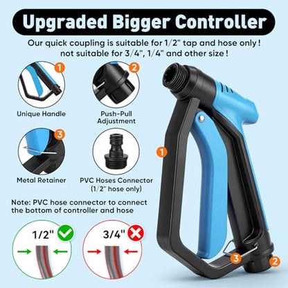 MYPIN Upgraded Car Wash Foam Gun, Foam Cannon, NEW Handle for Car Cleaning - style: Upgraded Handle Car Wash Foam Gun
