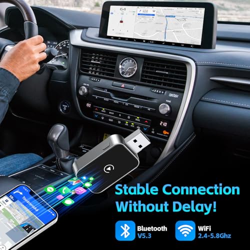 Wireless CarPlay Adapter for iPhone USB C/A