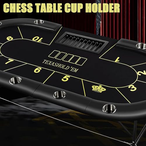 4Pcs Drop-in Cup Holder,304 Stainless Steel Automotive Cup Holders,3.3inch Black Poker Table Drink Holder Dining Table Cinema Sofa Yacht Boats Cars Touring RV Car Drop-in Drink Cup Holder - size: Black,4pcs