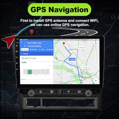 Car Radio for Toyota Tacoma 2005-2015 (4GB RAM+64GB ROM) - size: 10.1" 4GB RAM 64GB ROM (Fast Charging)