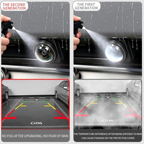 2 Pack Car Camera Protective Cover 360 Degree Lens Shield with Adhesive No Damage Installation Anti Scratch Universal for All Vehicles Car Accessory