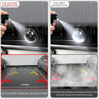 2 Pack Car Camera Protective Cover 360 Degree Lens Shield with Adhesive No Damage Installation Anti Scratch Universal for All Vehicles Car Accessory