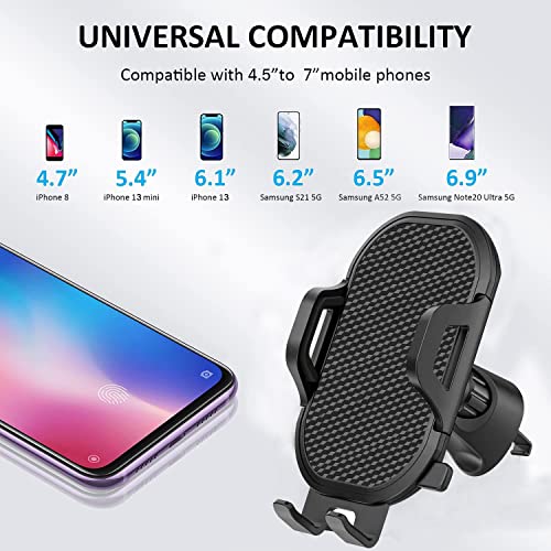 Car Phone Holder Mount Dashboard/Air Vent/Windshield for Moto Motorola G Power 2022 2021 /G Pure/G 5G/Edge 2021/One 5G Ace/G7 Z4 Z3/E 2020 E6,LG Velvet Wing,K92 K51 Q70,Stylo 6 5,V60 G8 G8X V40 Thinq