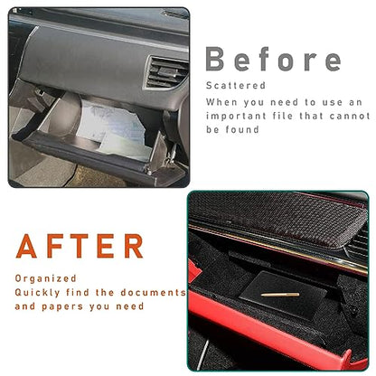 Kewucn Car Registration and Insurance Card Holder, Leather Auto License Document Glove Box Compartment Organizer, Essentials Vehicle Wallet Case for Driver License, ID Card (Cross Black) - color: Large-Cross Black