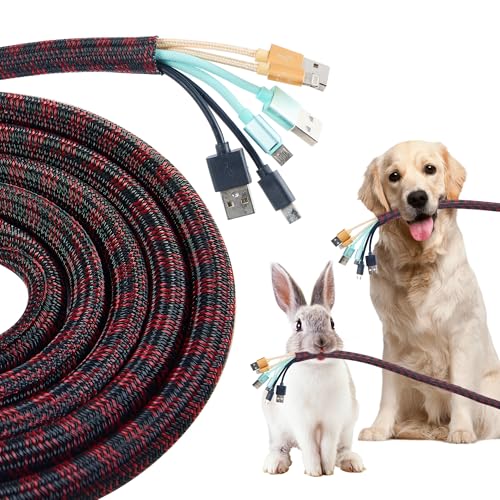Cable Sleeve Self-Wrapping Wire Loom,Black Red,1/2 Inch x 10FT - color: Black red, size: 1/2"-10ft