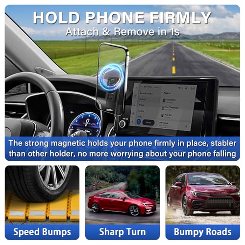 Car Phone Holder for 2019-2025 Toyota RAV4 Accessories 7/8-inch - size: For Toyota 19-25 RAV4 7/8-inch