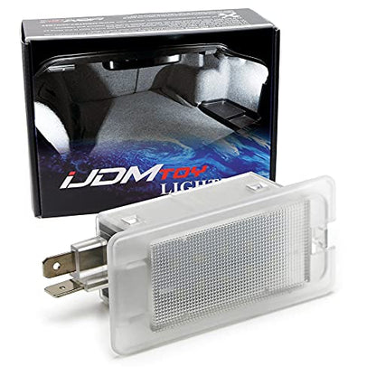 iJDMTOY Xenon White LED Trunk Cargo Light Compatible With Hyundai Accent Elantra Genesis Coupe Sonata, Kia Optima Forte Rio K900 etc., OEM Replacement (Powered by 18 Pieces of SMD LED Lights)