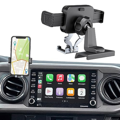 Adjustable Dashboard Metal Phone Mount Holder for 2016-2023 Toyota Tacoma - style: Universal Mount