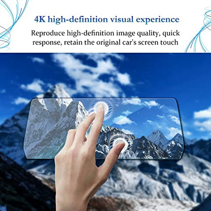 SKTU Screen Protector Foils for 2020-2025 2026 Toyota GR Supra A90 8.8In Navigation GR Supra Accessories Tempered Glass Scratch Resistance HD Clear - color: 2020-2026 GR Supra 8.8 Inch Tempered Glass